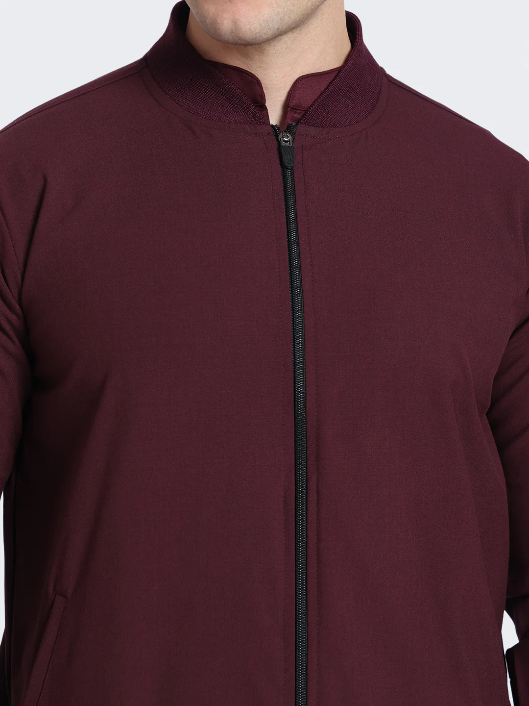 Burgundy Jacket Men - Image 3