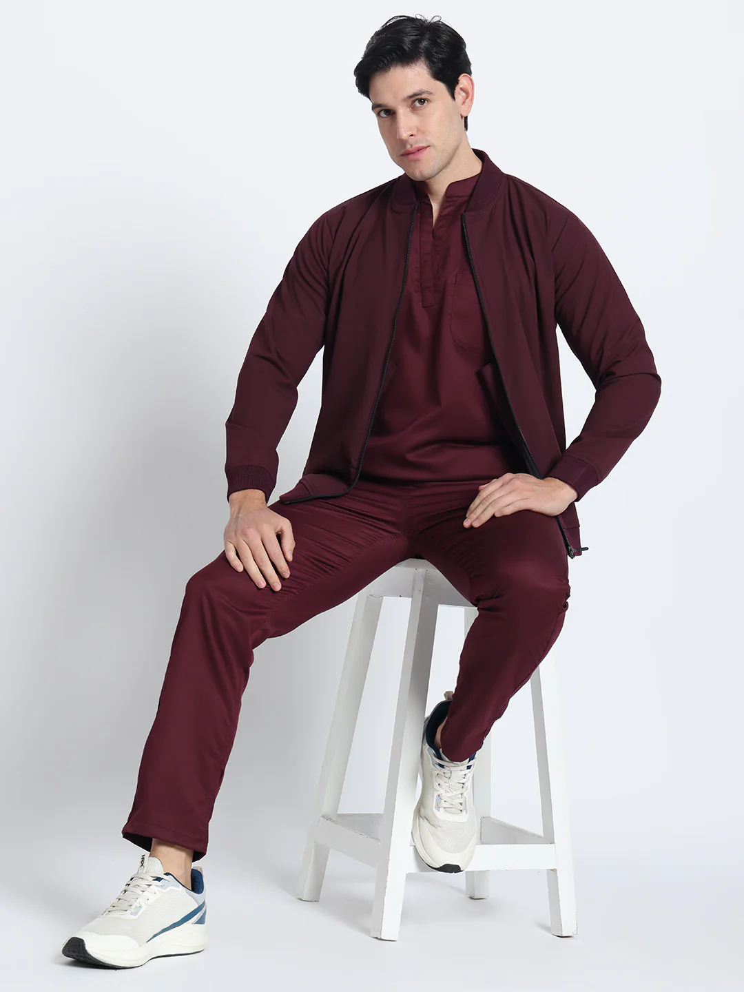 Burgundy Jacket Men - Image 5