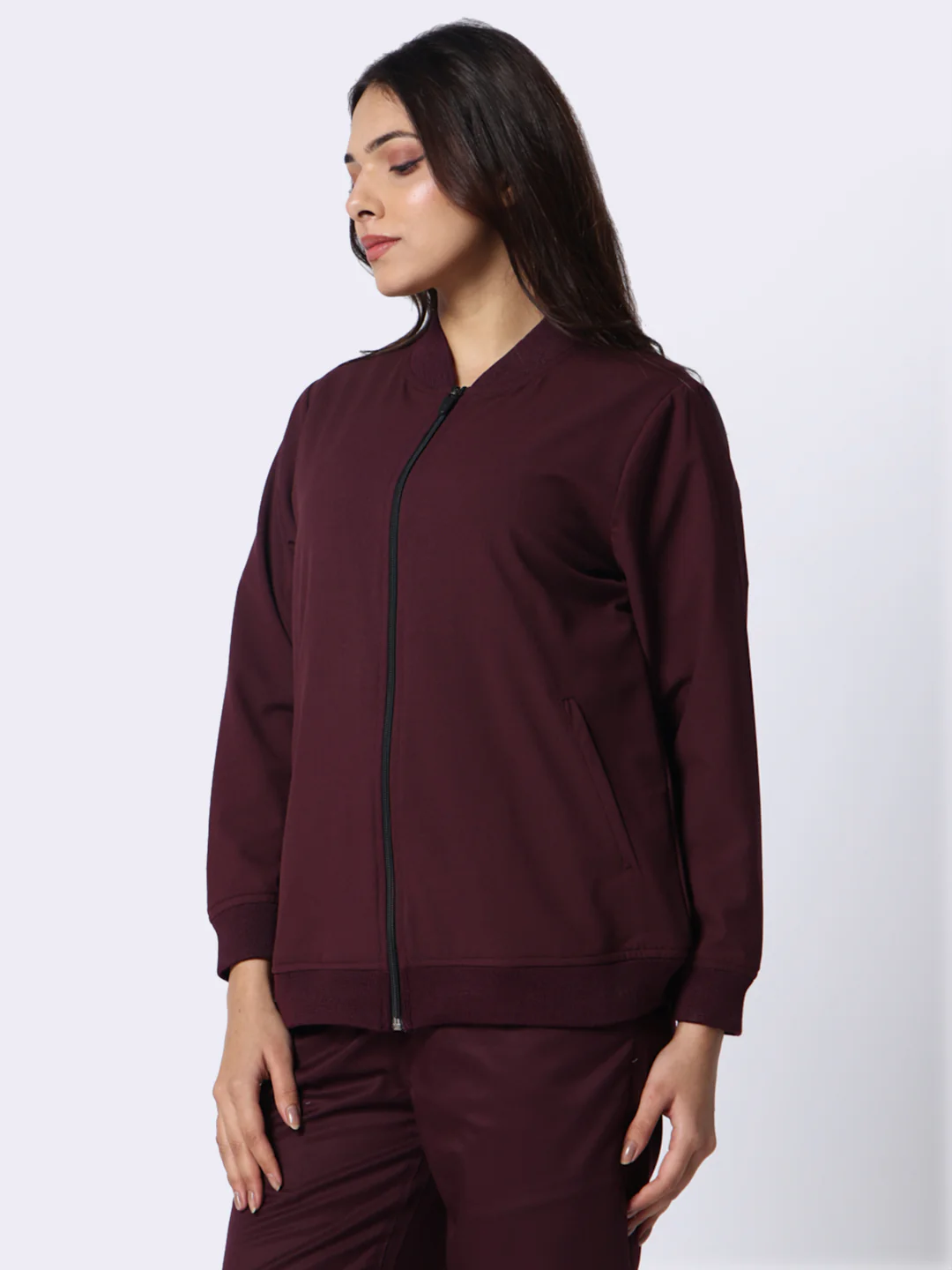 Burgundy Jacket Women - Image 4