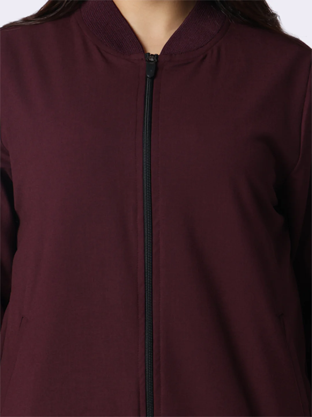 Burgundy Jacket Women - Image 5