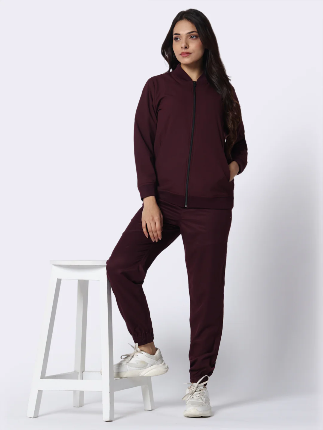 Burgundy Jacket Women - Image 7