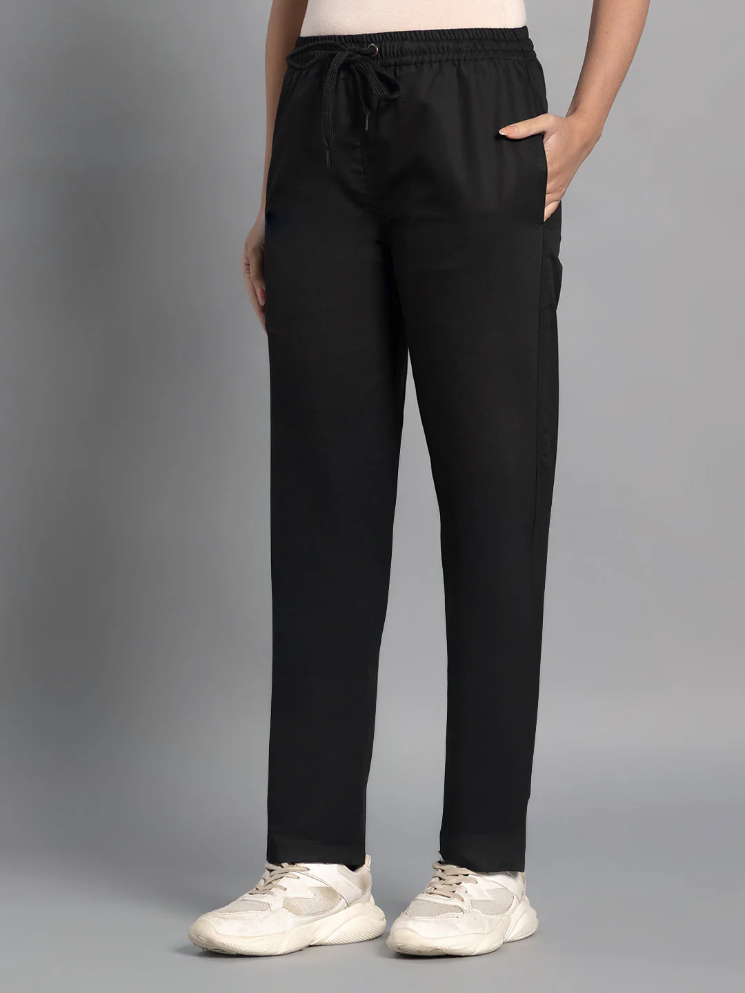 Move Lite Women Black (Core V Neck) Scrub Set - Image 5