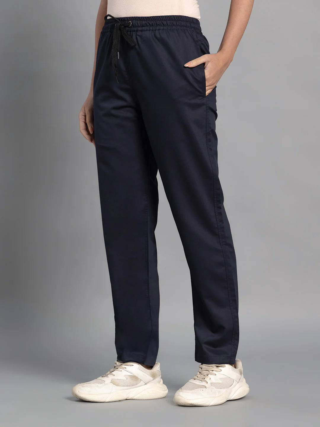 Move Lite Women Ink blue (Core V Neck) Scrub Set - Image 8