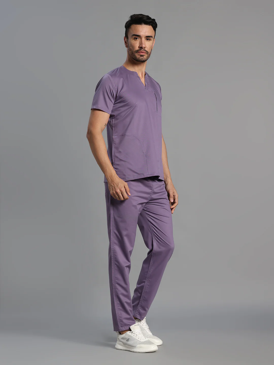 Move Lite Men Ube (Neo Notch Neck) Scrub Set - Image 3