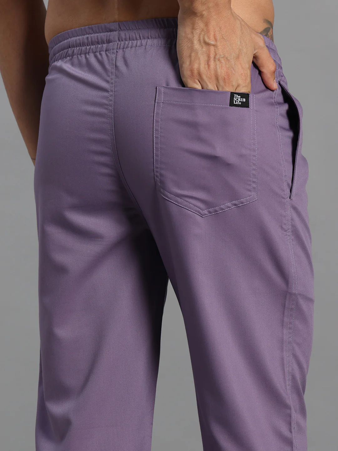 Move Lite Men Ube (V Neck) Scrub Set - Image 7