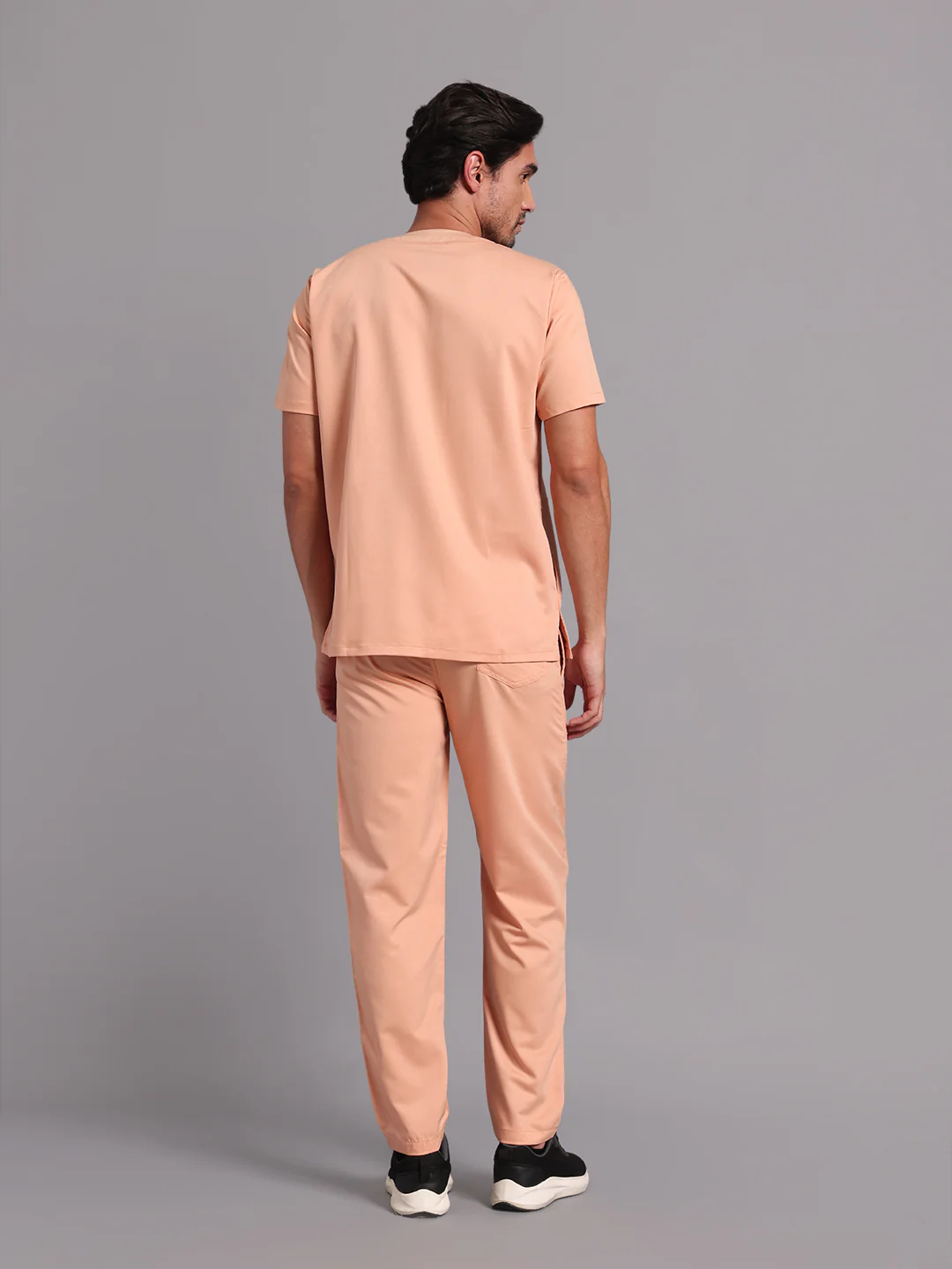 Move Lite Men Coral Mist (Neo Notch Neck) Scrub Set - Image 6