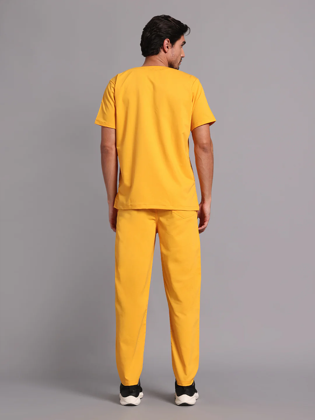 Move Lite Men Marigold (Neo Notch Neck) Scrub Set - Image 9