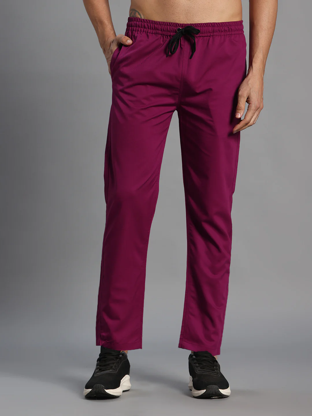 Move Lite Men Plum (Polo Neck) Scrub Set - Image 8
