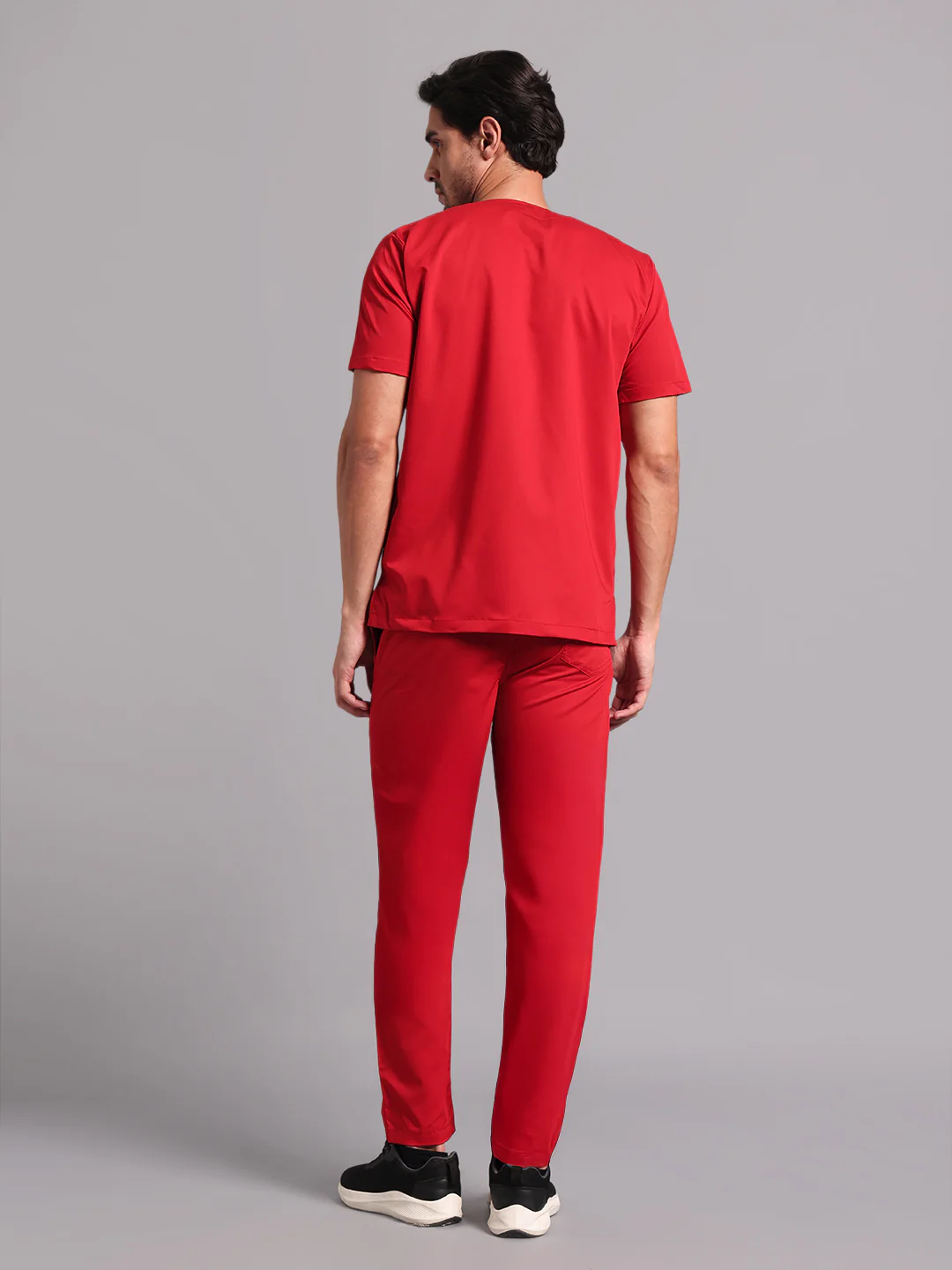 Move Lite Men Ember Red (Neo Notch Neck) Scrub Set - Image 7