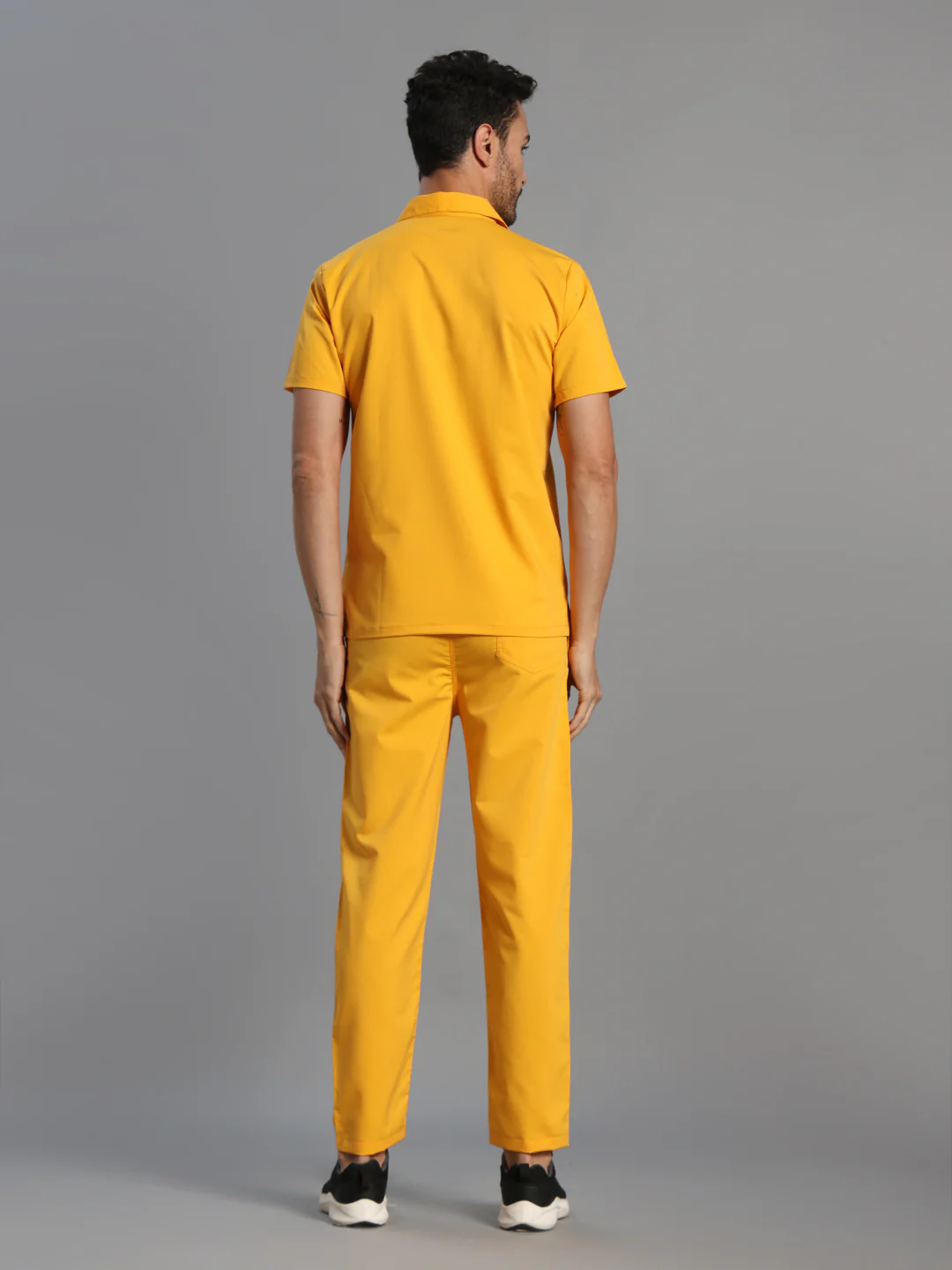 Move Lite Men Marigold (Polo Neck) Scrub Set - Image 7