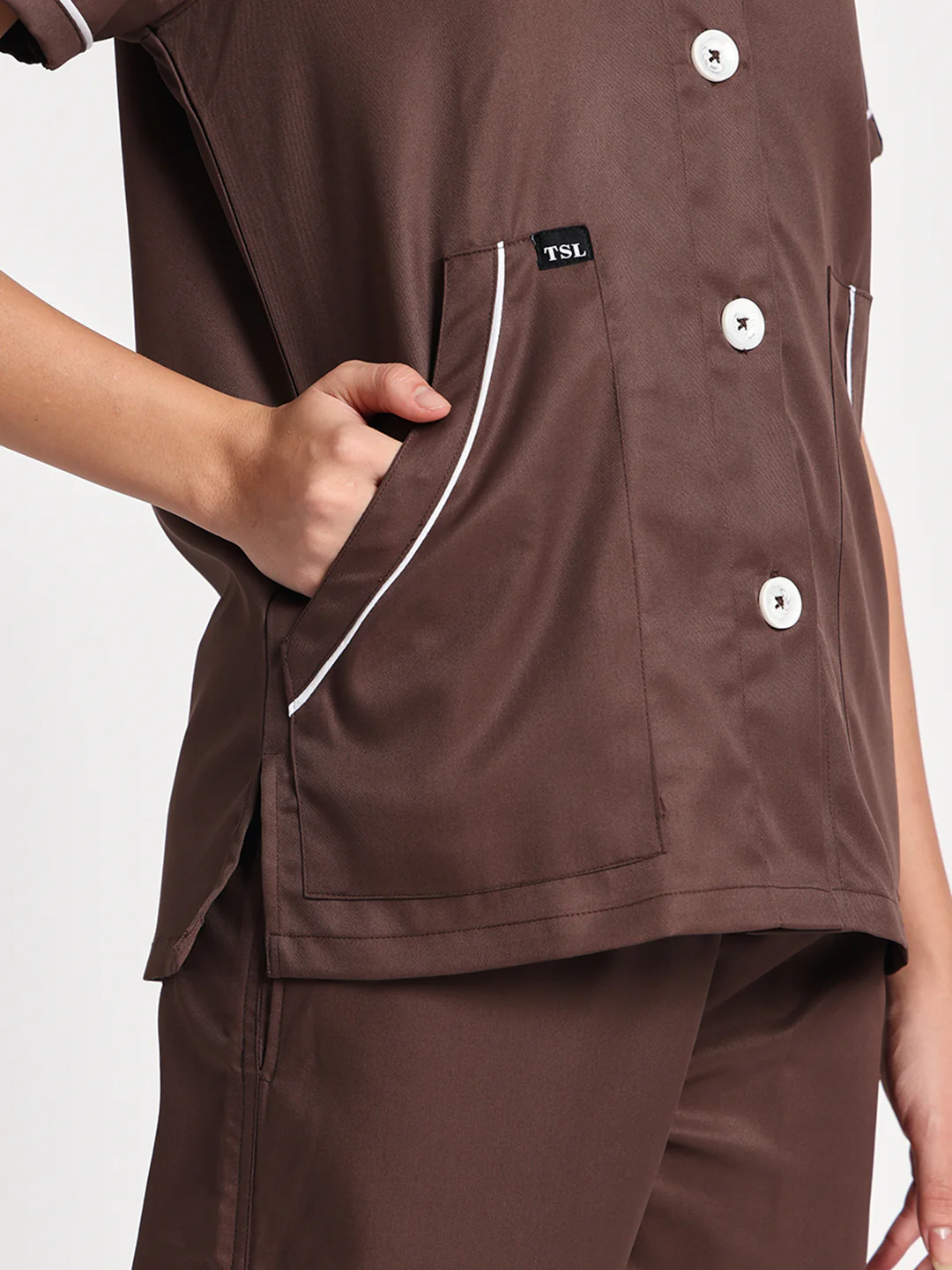 Women Staff Set (Brown) - Image 4