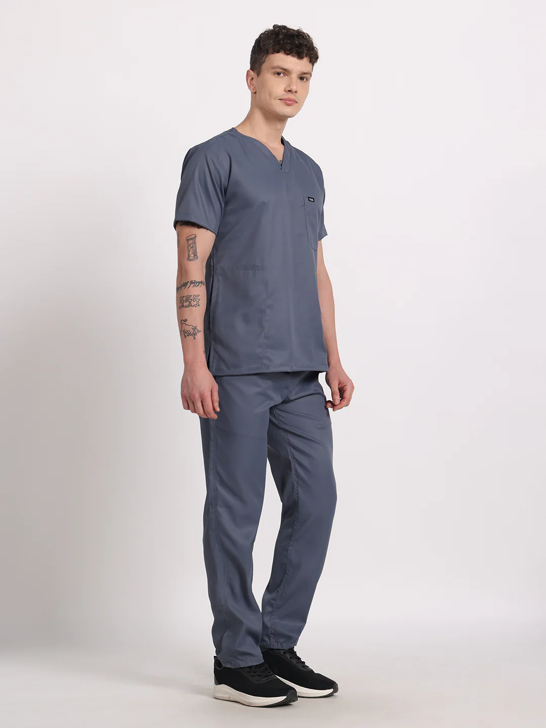 Men Evo Scrub (Slate Grey) Set - Image 4