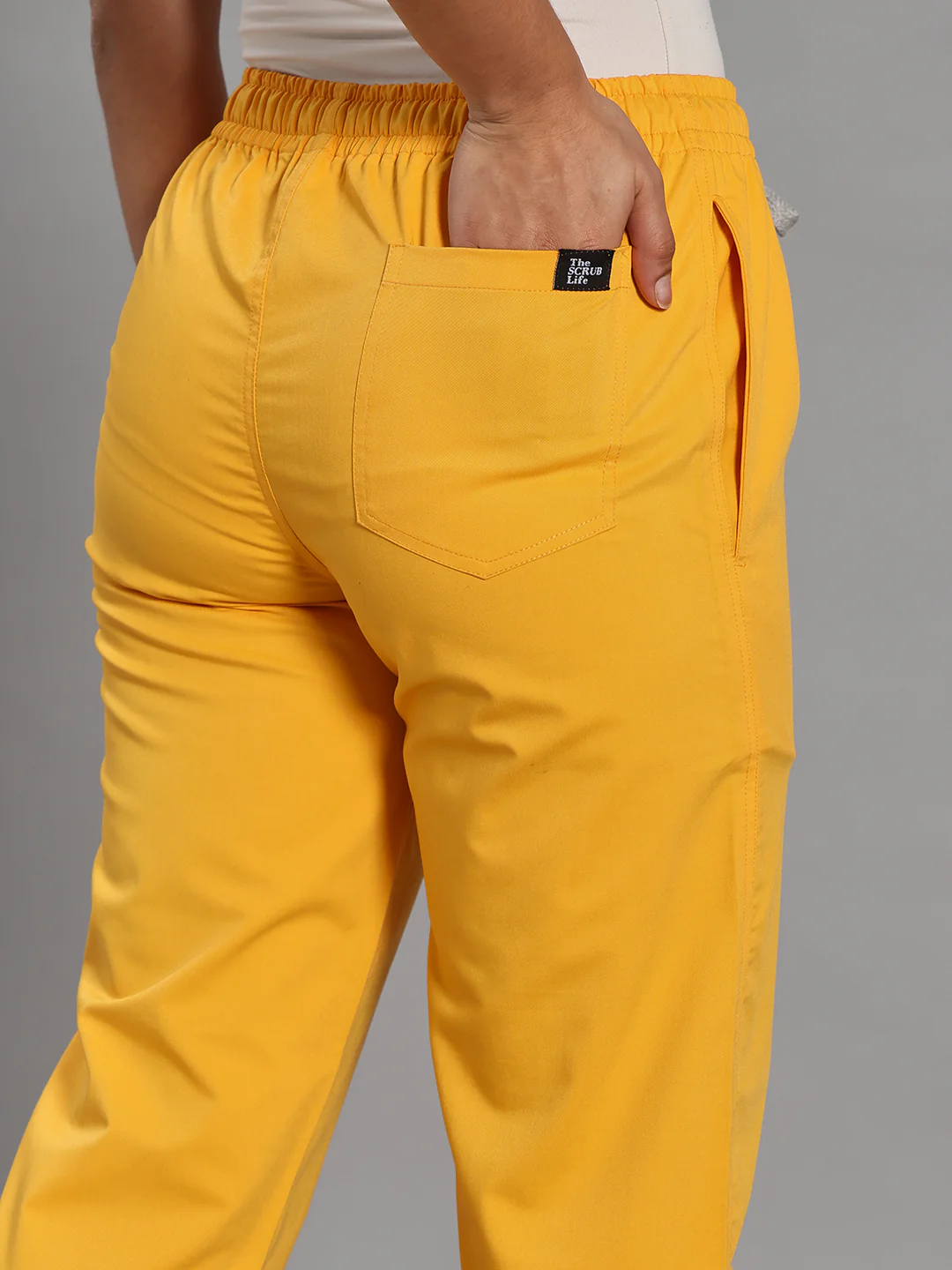 Move Lite Women Marigold (Core V Neck) Scrub Set - Image 7