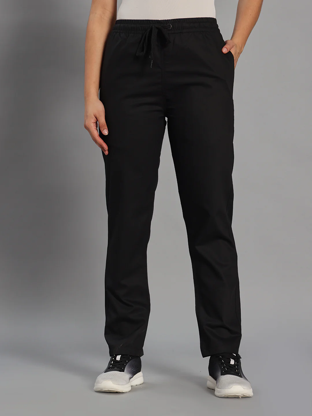 Move Lite Women Black V Scrub Set - Image 3