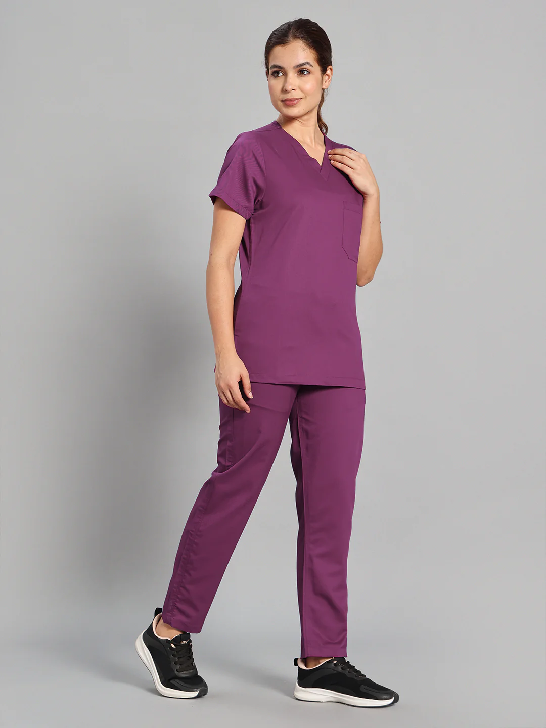 Move Lite Women Coral Mist V Scrub Set - Image 3