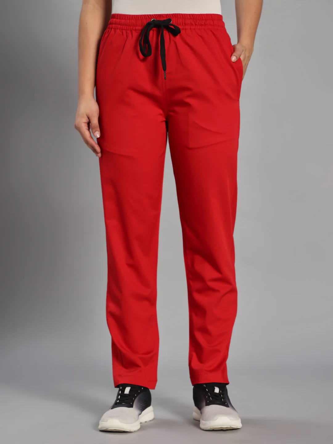 Move Lite Women Ember Red V Scrub Set - Image 5