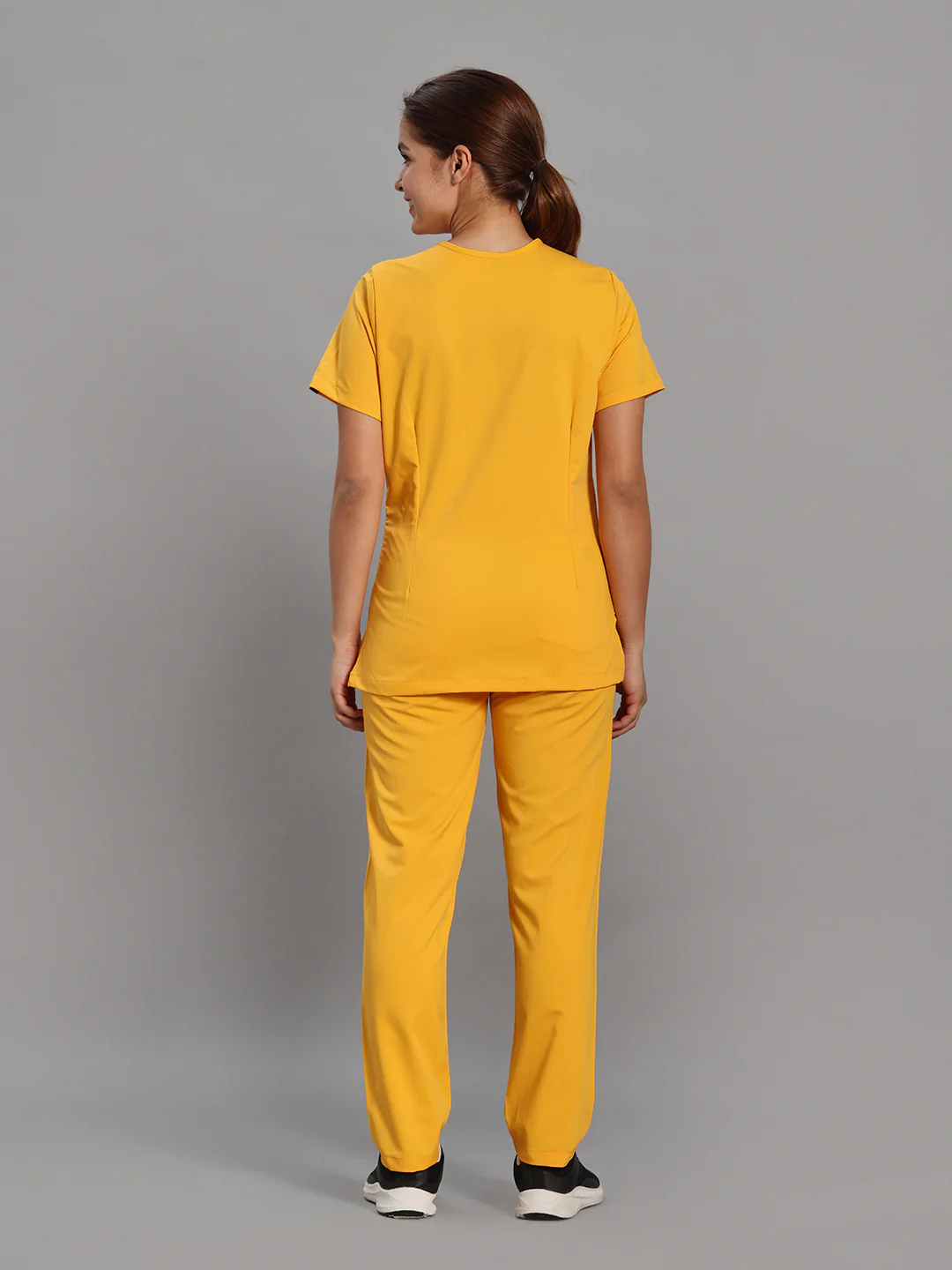 Move Lite Women Marigold V Scrub Set - Image 4