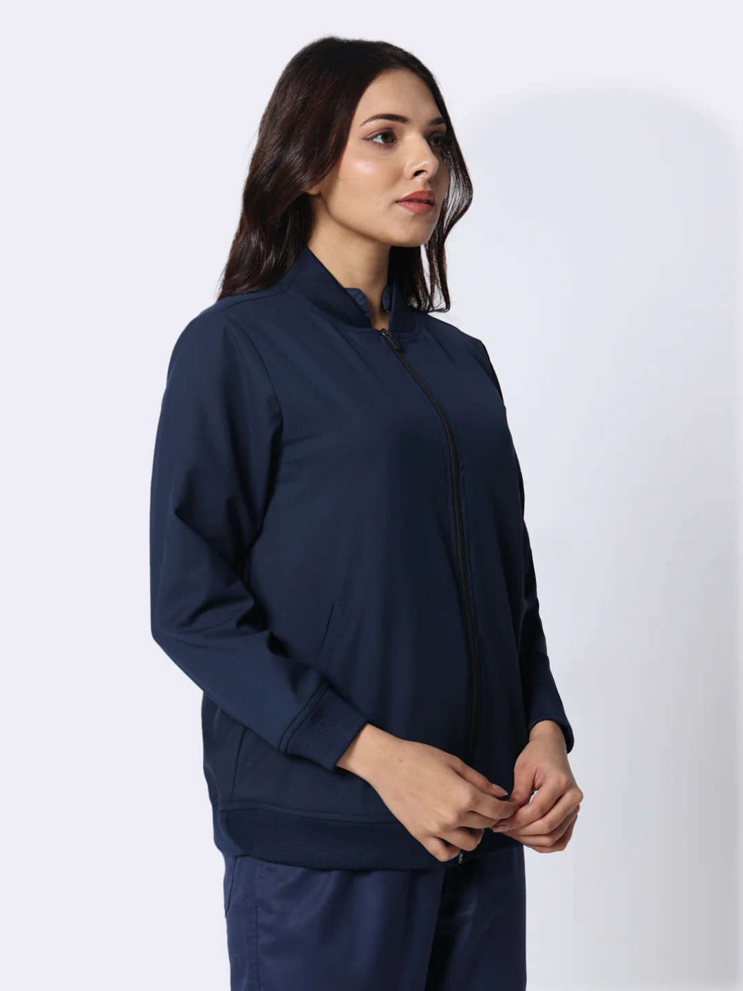 Navy Blue Jacket Women - Image 6