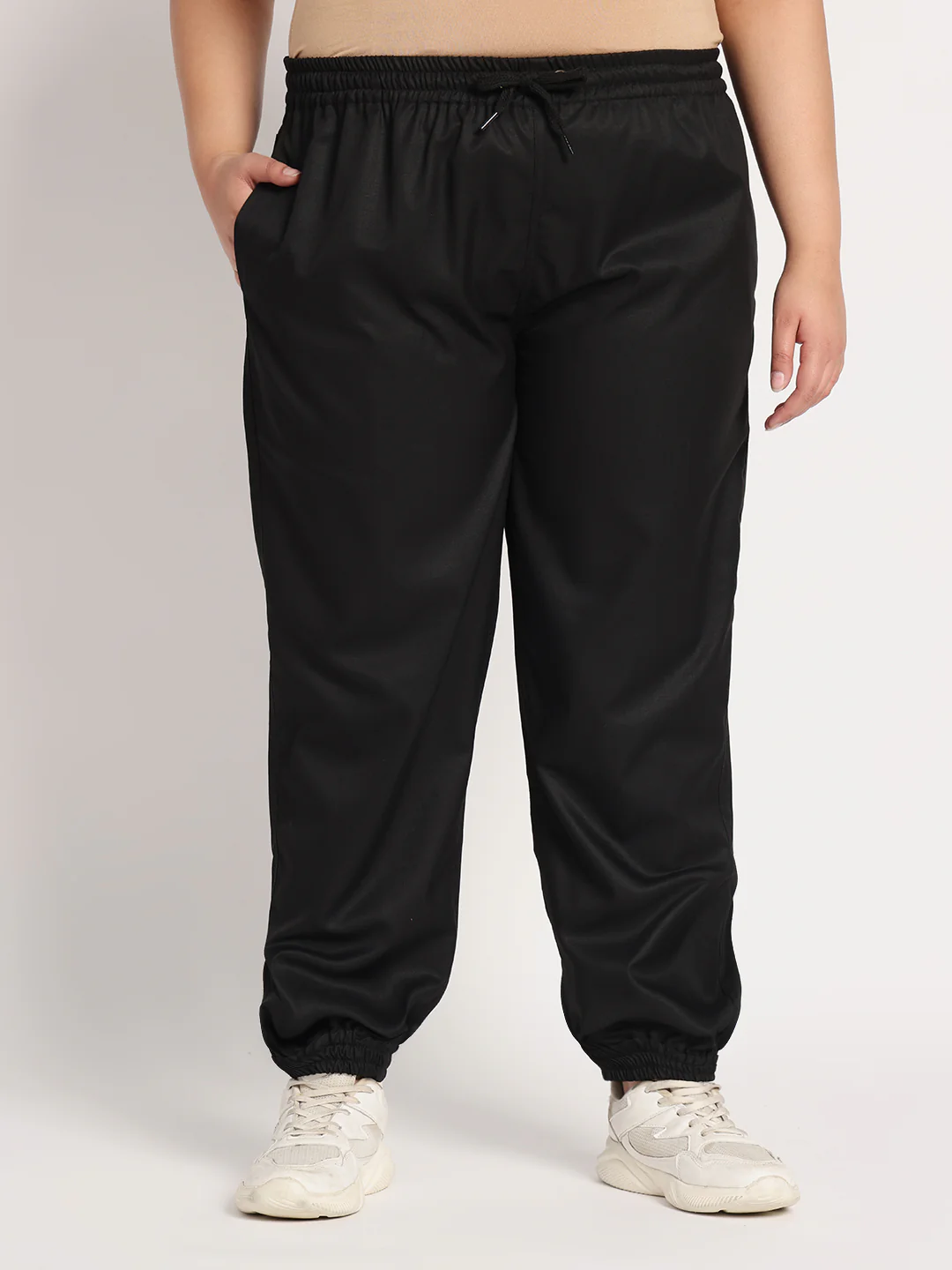 Stretchable (2Way)/Women/ Black Jogger - Image 2