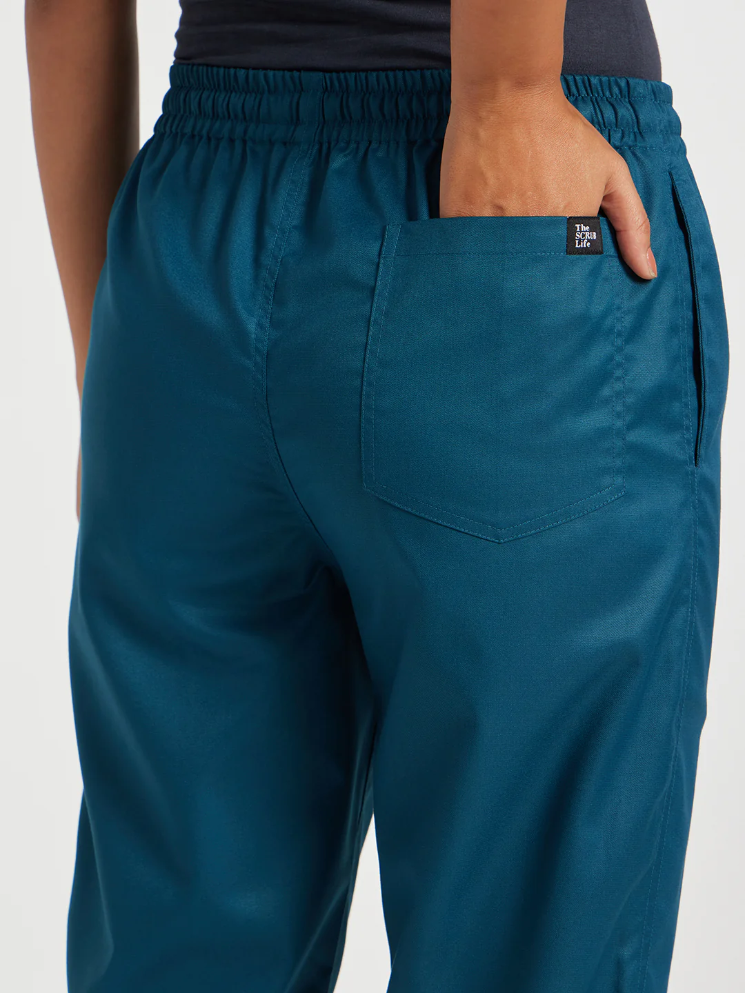 Stretchable (2Way) Women Forest Green Jogger - Image 3