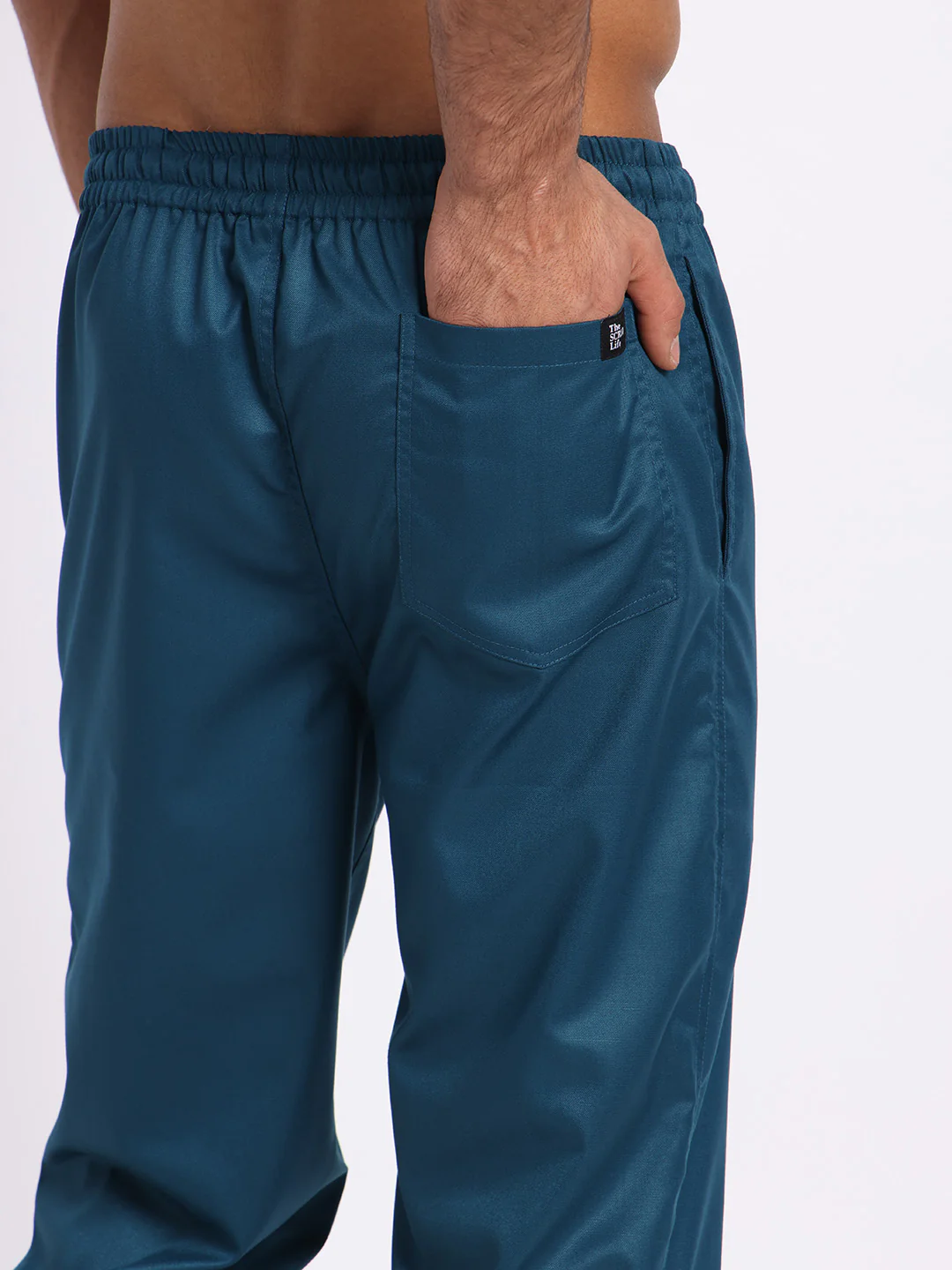 Stretchable (2Way) Men Forest Green Jogger - Image 3