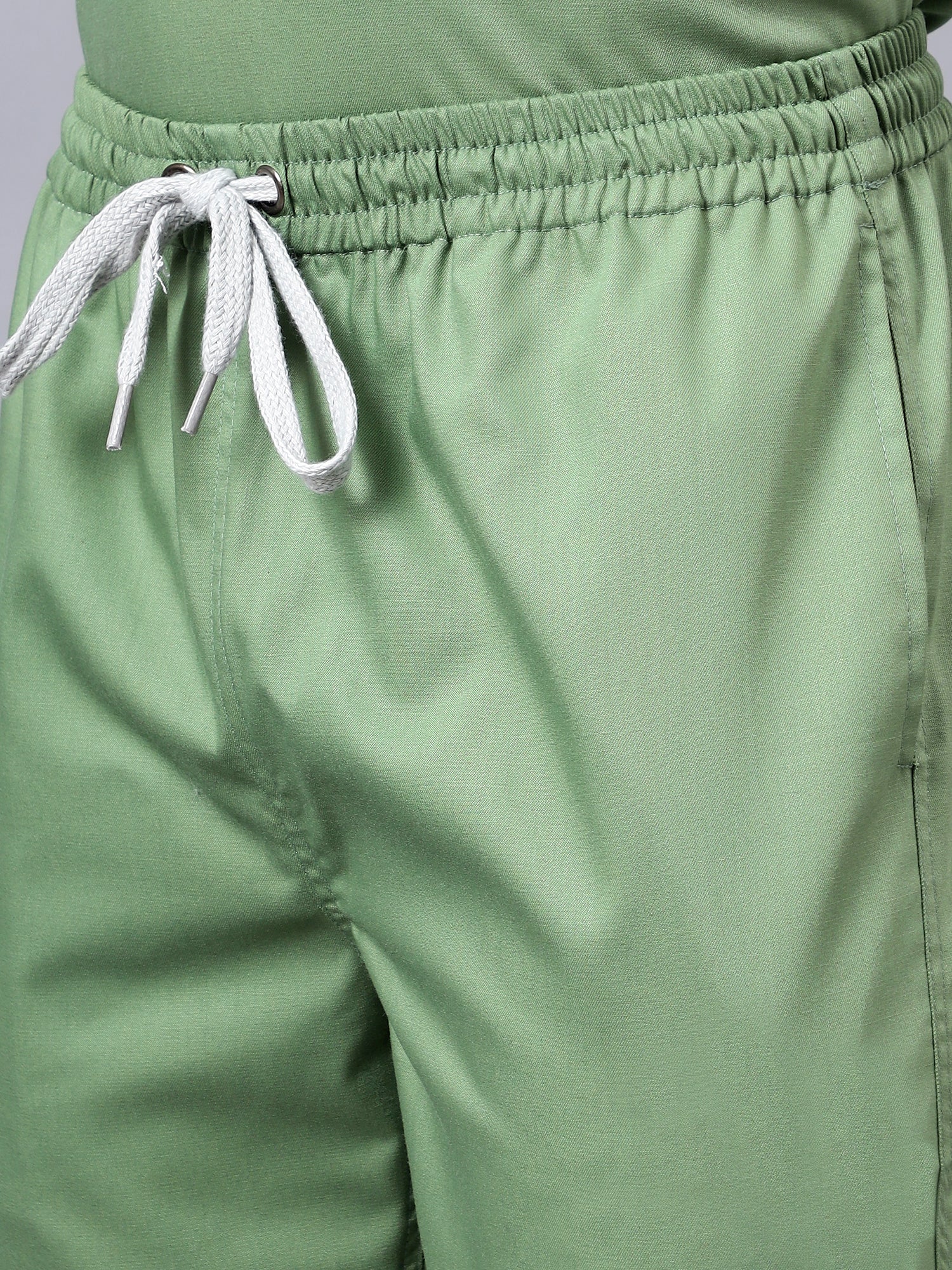 Stretchable (2Way) Men Pista Green Jogger - Image 2