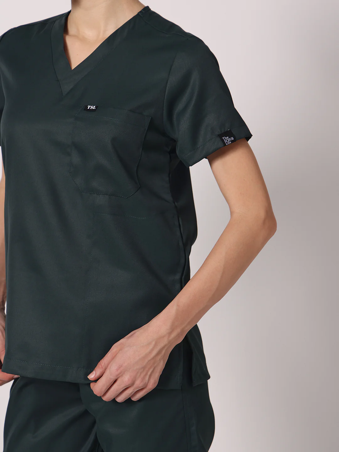 Women Evo Scrub (Dark Green) Set - Image 3